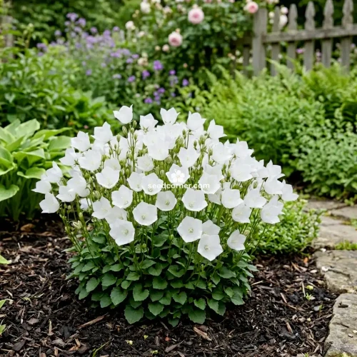 Bellflower Tussock White Campanula Carpatica Seeds