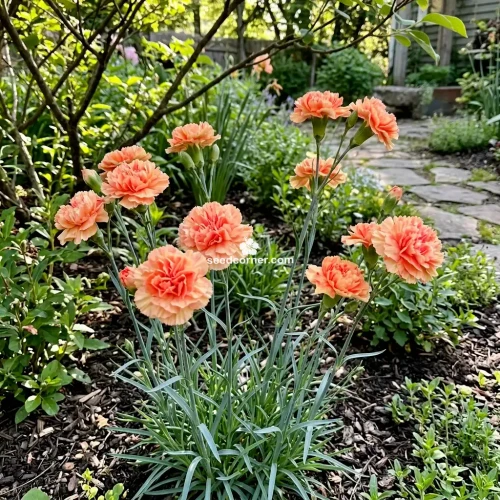 Carnation Chabaud Orange Dianthus Caryophyllus Seeds