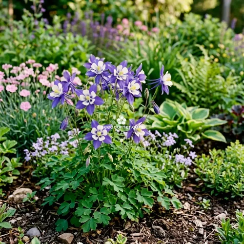 Columbine Blue Star Aquilegia Caerulea Seeds