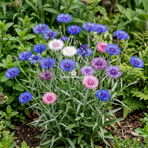Cornflower Polka Dot Mix Tall Centaurea Cyanus Seeds