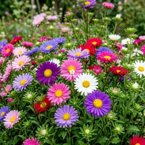 Aster China Callistephus Chinensis Seeds