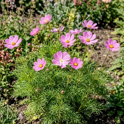 Cosmos Sonata Pink Dwarf Cosmos Bipinnatus Seeds