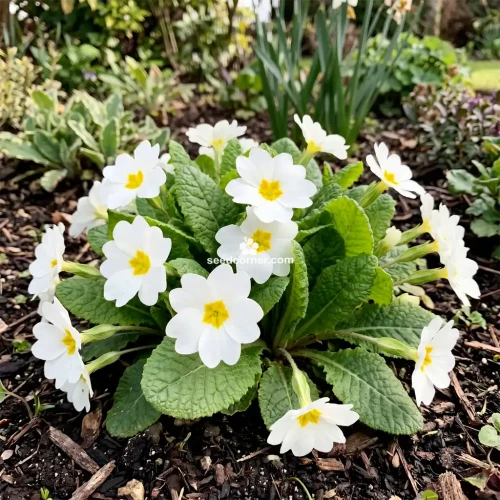  Primrose English Accord White Primula Vulgaris Seeds