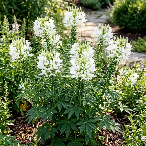 Spider Flower White Queen Cleome Hassleriana Seeds 