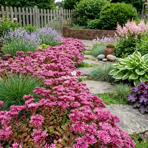 Sedum Purple Carpet Stonecrop Sedum Spurium Coccineum Seeds 