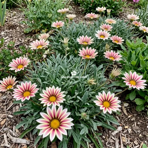 Gazania Garden Leader Rose Striped Gazania Rigens Seeds