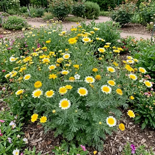 Daisy Garland Chrysanthemum Coronarium Seeds