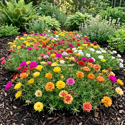 Moss Rose Mix Portulaca Grandiflora Seeds 