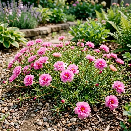 Moss Rose Pink Portulaca Grandiflora Seeds 