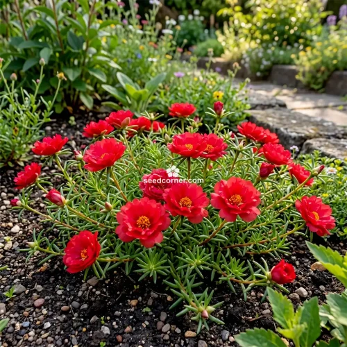 Moss Rose Red Portulaca Grandiflora Seeds