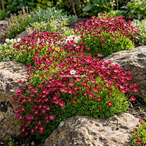 Rockfoil Purple Robe Saxifraga Arendsii Seeds
