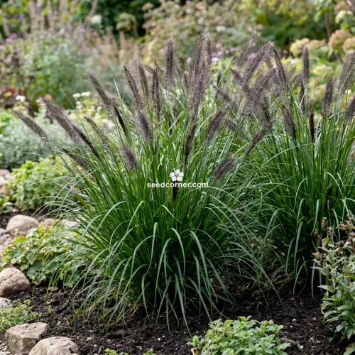 Fountain Grass Black Pennisetum Alopecuroides Viridescens Seeds 