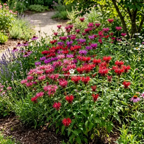 Bee Balm Panorama Mix Monarda Didyma Seeds
