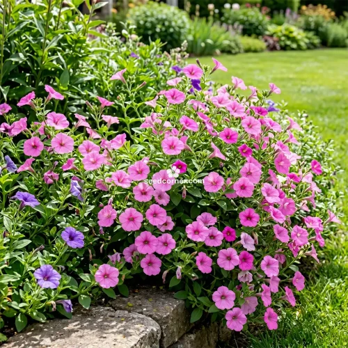 Petunia Laura Bush Pink Petunia X Violacea Solanaceae Seeds