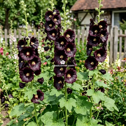 Hollyhock Nigra Alcea Rosea Seeds 