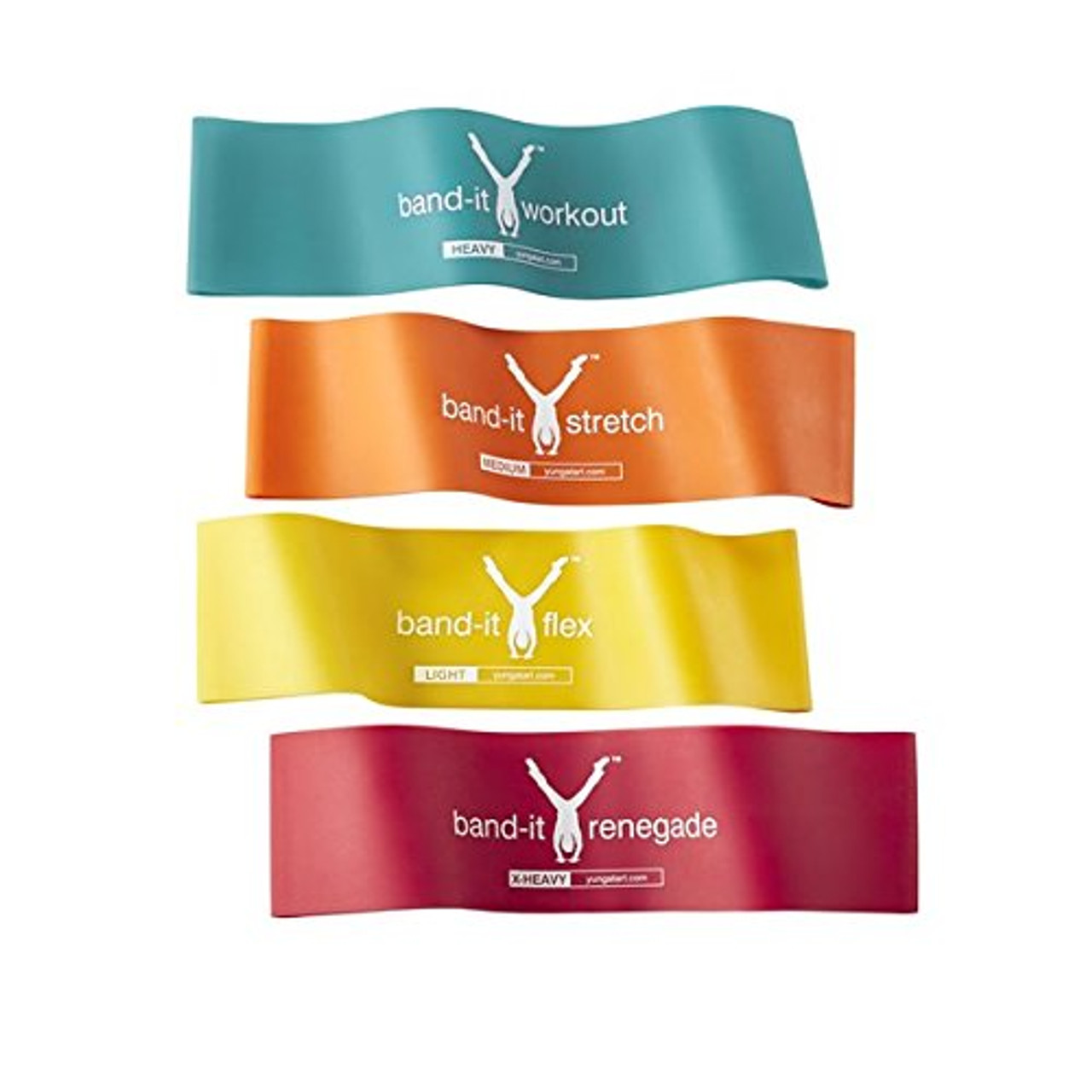 Yunga Tart Exercise Loop Resistance Bands -Set of 4 - Yunga Tart