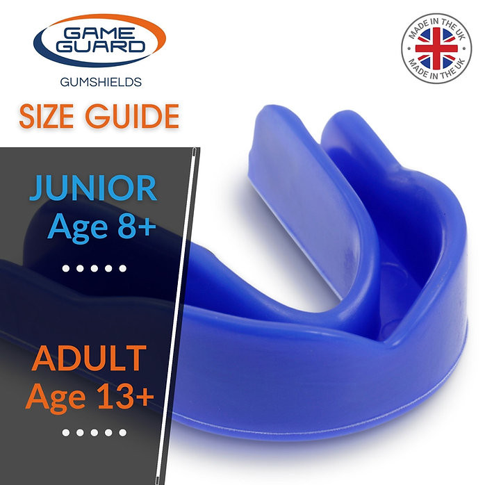 Game Guard Junior or Senior Sport Gum Shield Mouthguard