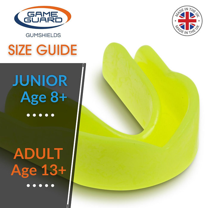 Game Guard Junior or Senior Sport Gum Shield Mouthguard