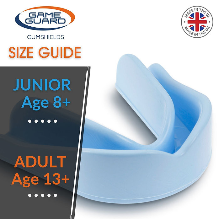 Game Guard Junior or Senior Sport Gum Shield Mouthguard