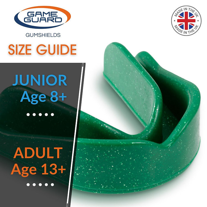 Game Guard Junior or Senior Sport Gum Shield Mouthguard