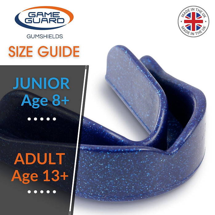 Game Guard Junior or Senior Sport Gum Shield Mouthguard