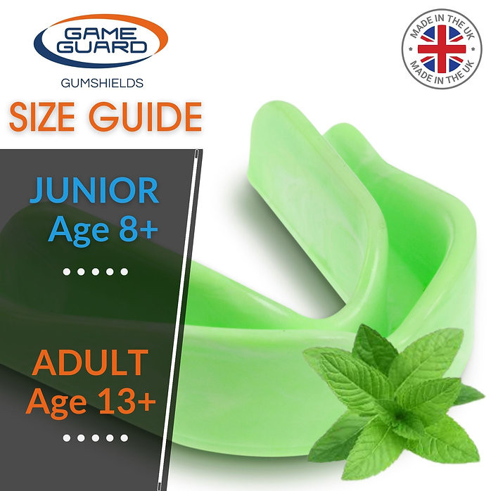 Game Guard Junior or Senior Sport Gum Shield Mouthguard