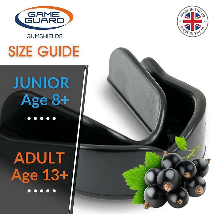 Game Guard Junior or Senior Sport Gum Shield Mouthguard