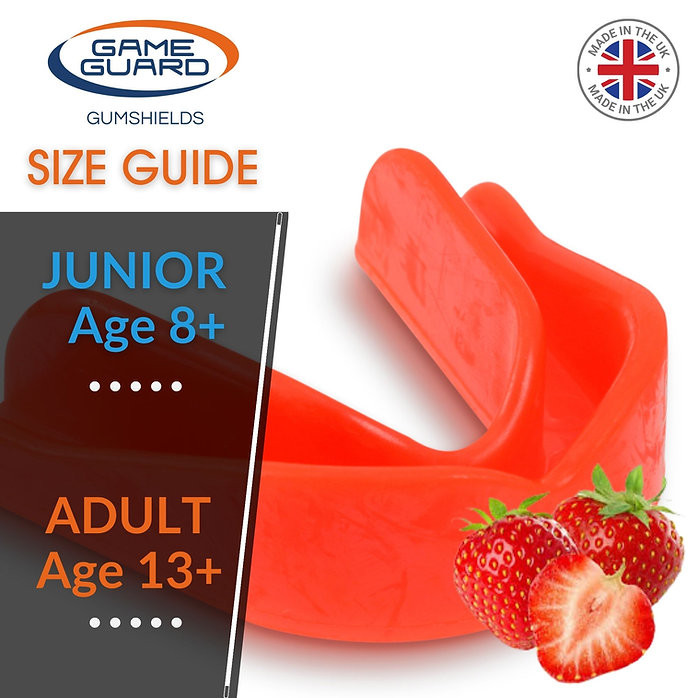 Game Guard Junior or Senior Sport Gum Shield Mouthguard