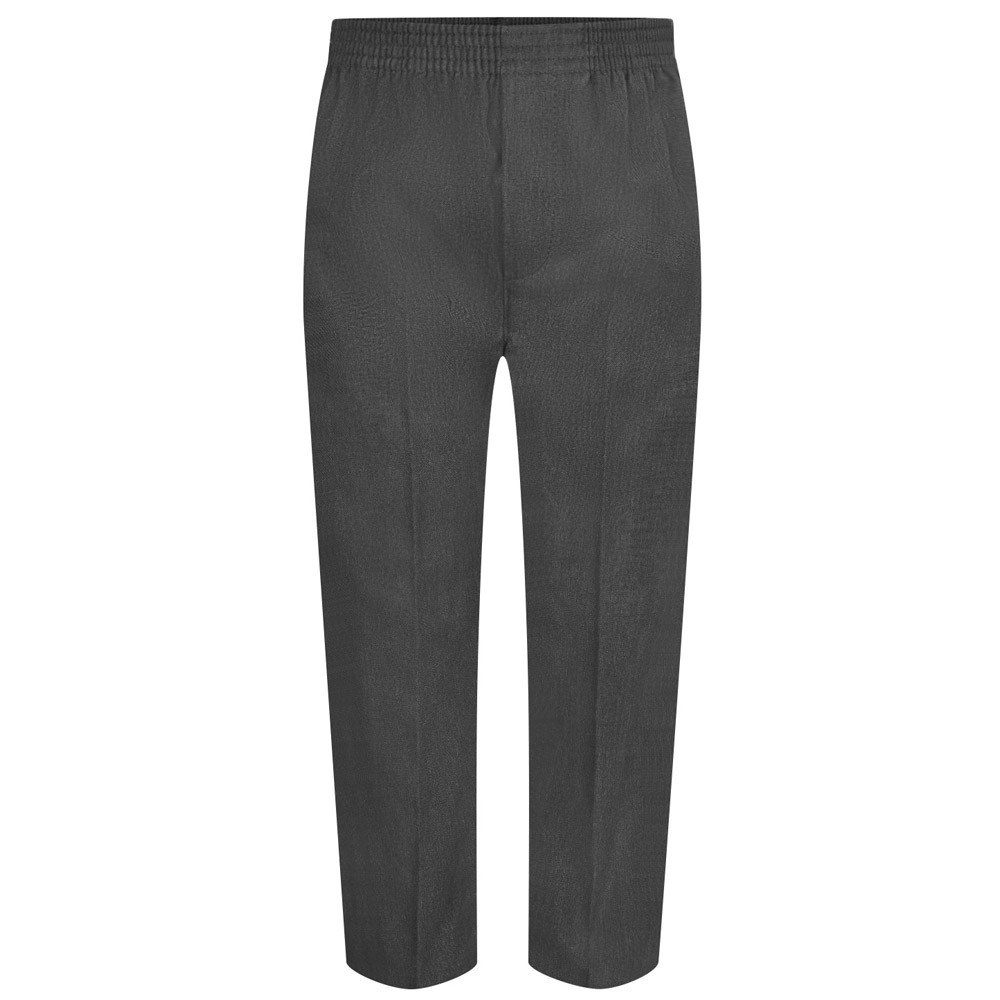 Boys Sturdy Fit Full Elastic Pull Up Trouser Zeco | School Uniform