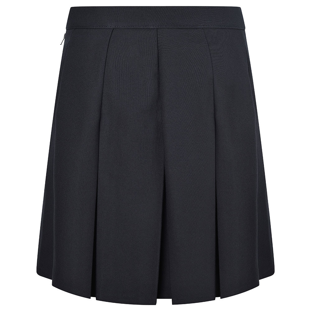 Classic Stitched Down Box Pleat Skirt (Zeco)