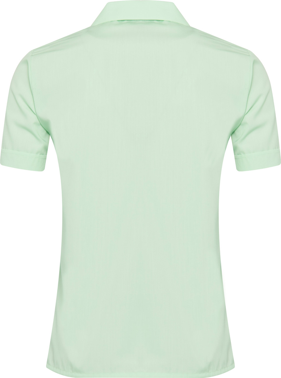 Girls Twin Pack Revere Collar Short Sleeve School Blouse (Banner)