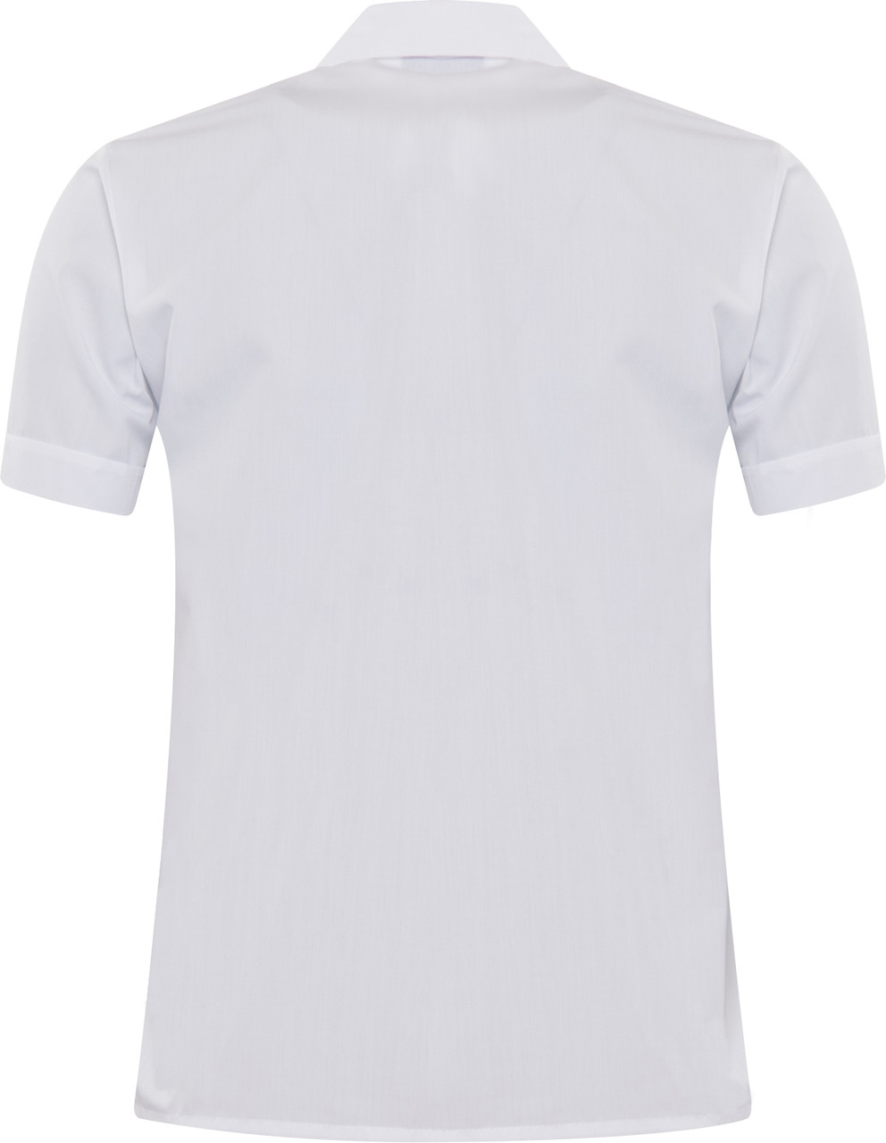 Girls Twin Pack Revere Collar Short Sleeve School Blouse (Banner)