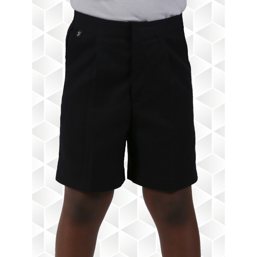 Boys Half Elasticated Standard School Uniform Shorts (Innovation)