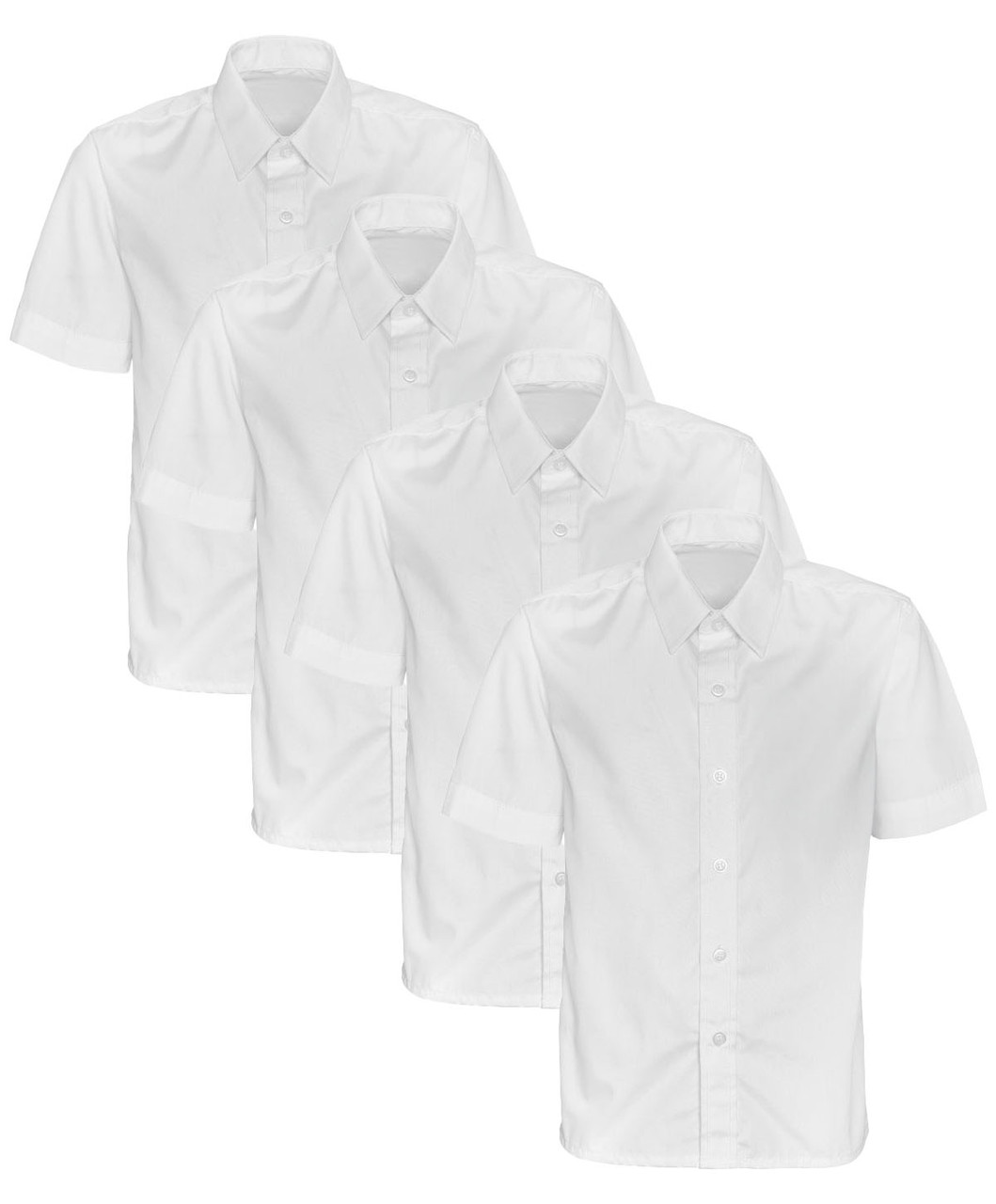 4 Pack Short or Long Sleeve School Uniform Non Iron Blouse (Ayra)