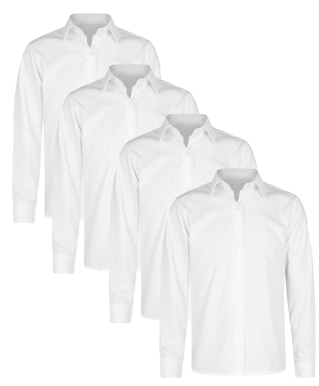 4 Pack Short or Long Sleeve School Uniform Non Iron Blouse (Ayra)
