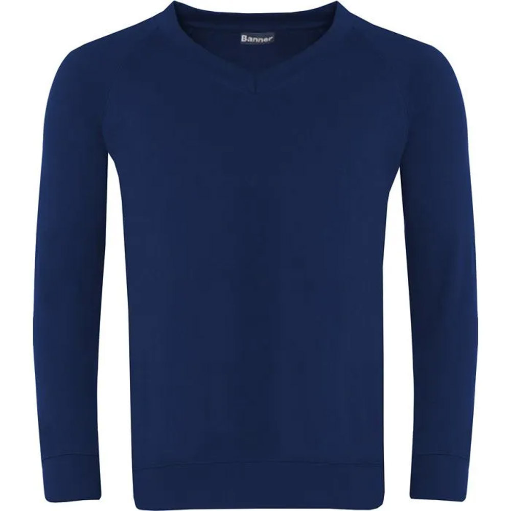 Classic V-Neck Sweatshirt (Banner)