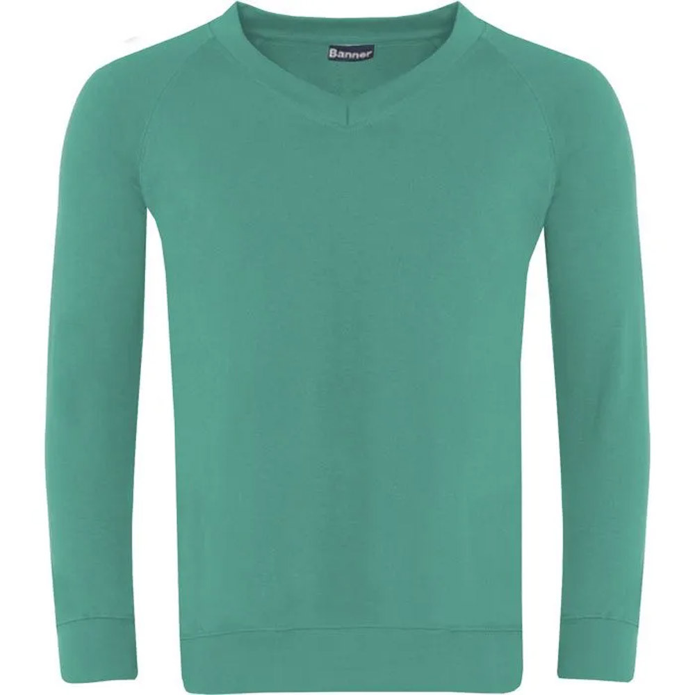 Classic V-Neck Sweatshirt (Banner)