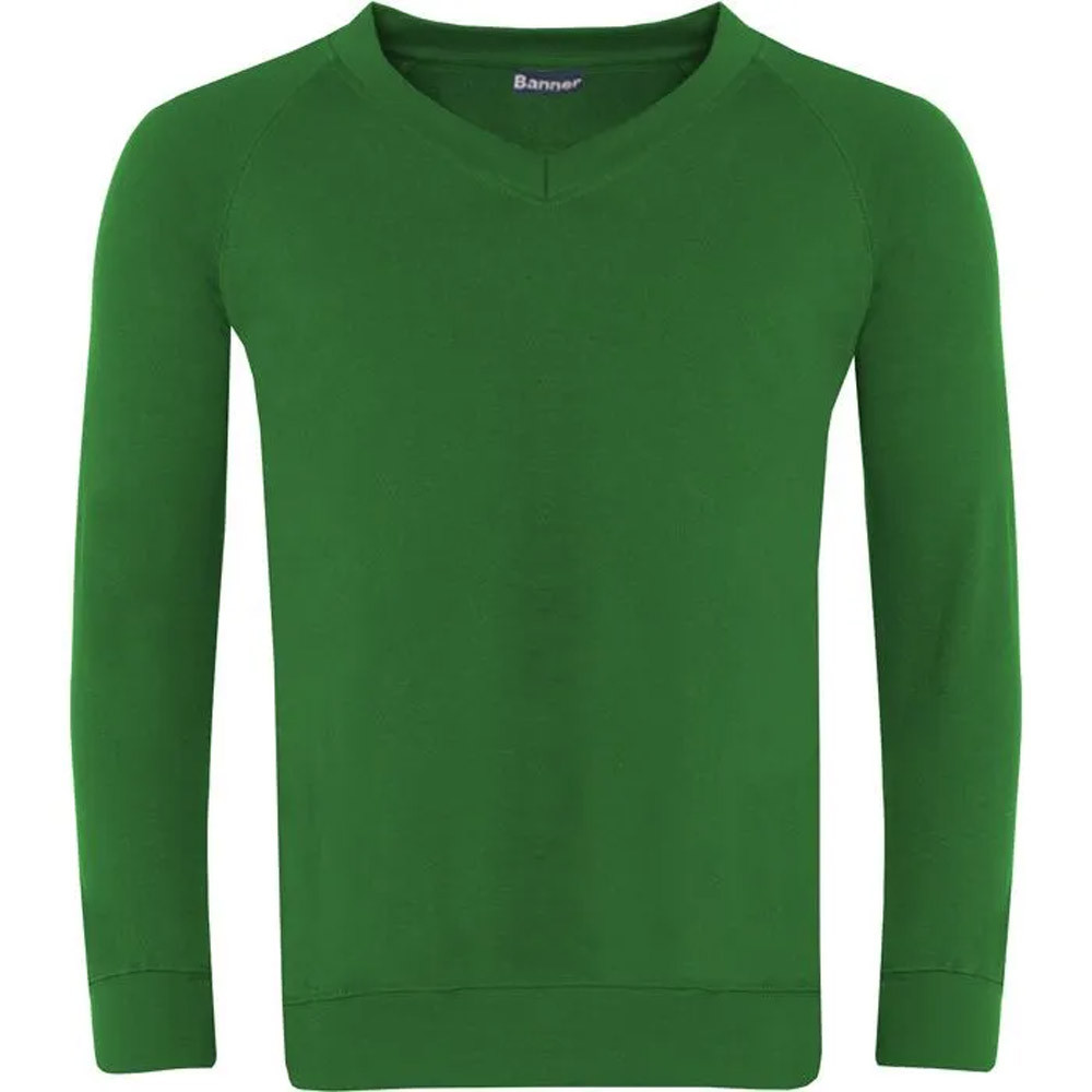 Classic V-Neck Sweatshirt (Banner)