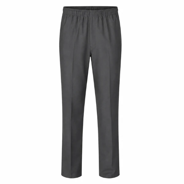Senior Boys & Adults Sturdy Fit School Trousers – Plus Size, Full Elastic Waist, Easy Care