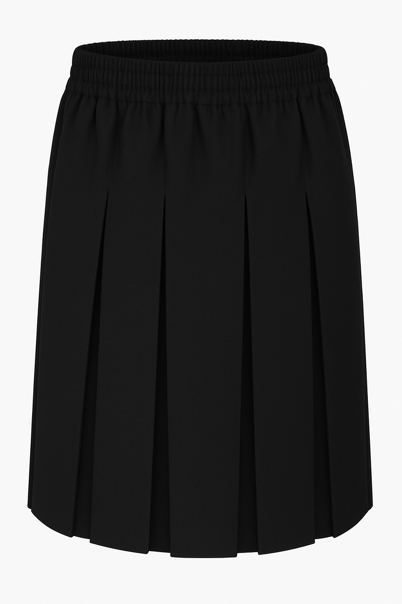Girls' Box Pleat School Skirt – Classic, Durable & Adjustable Fit (Ayra)