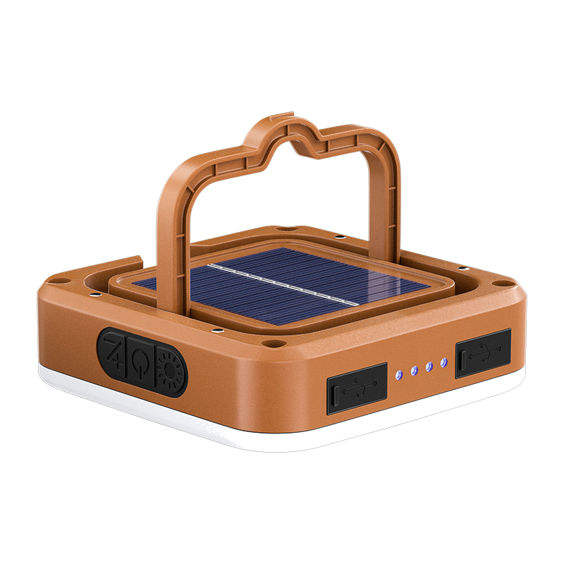 Portable 3‑in‑1 5000mAh LED Camping Lantern + Power Bank with Solar Charging | 1150 Lumens for Outdoor & Emergency Use