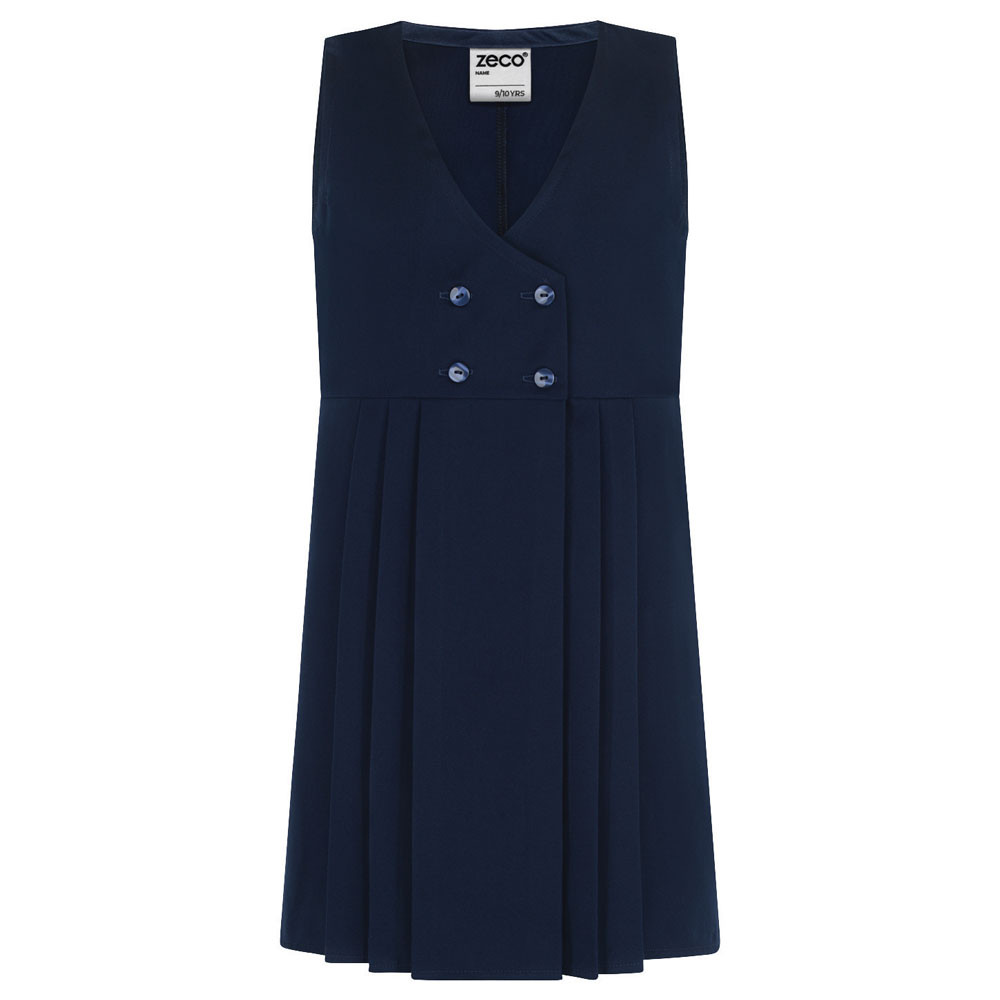 Four Button School Pinafore (Zeco)