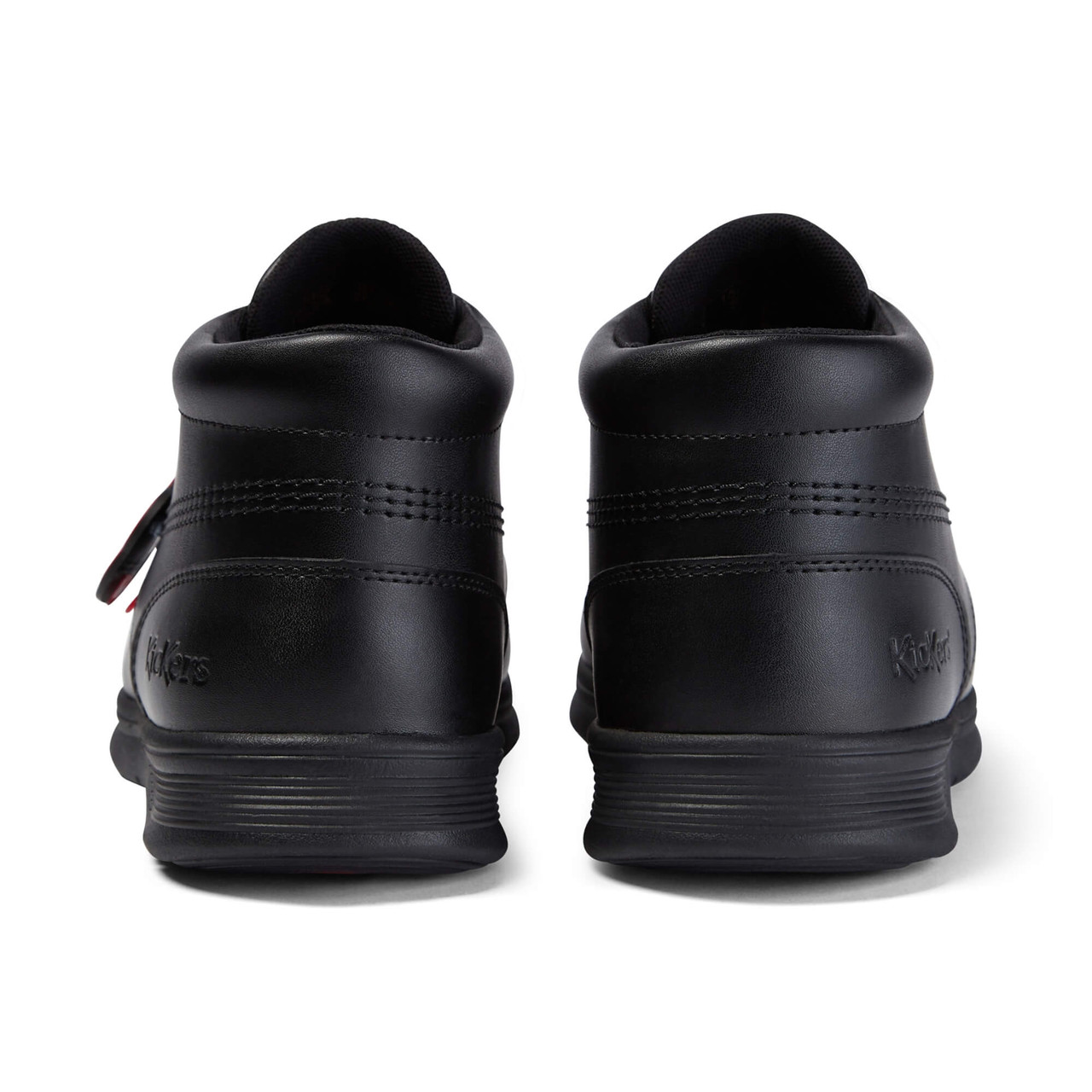 Kickers Kelland Hi Leather High Top Black School Footwear