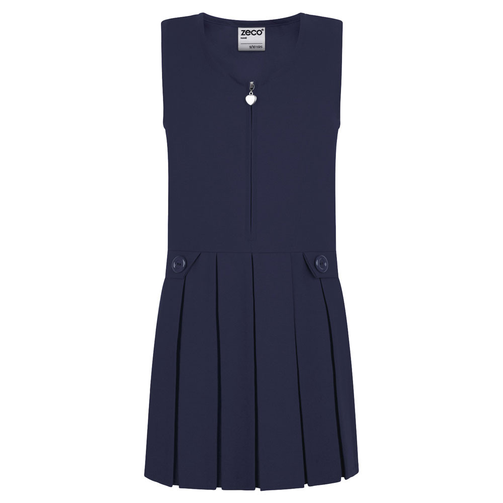 Zip Front Pinafore (Zeco)