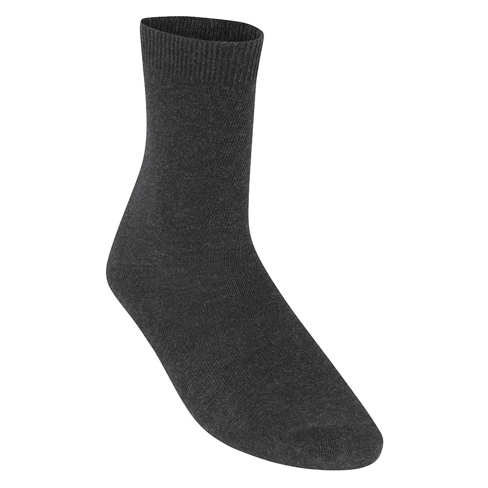 5 Pairs Unisex Smooth Knit School Ankle Socks (Zeco)