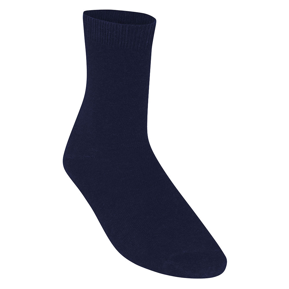 5 Pairs Unisex Smooth Knit School Ankle Socks (Zeco)
