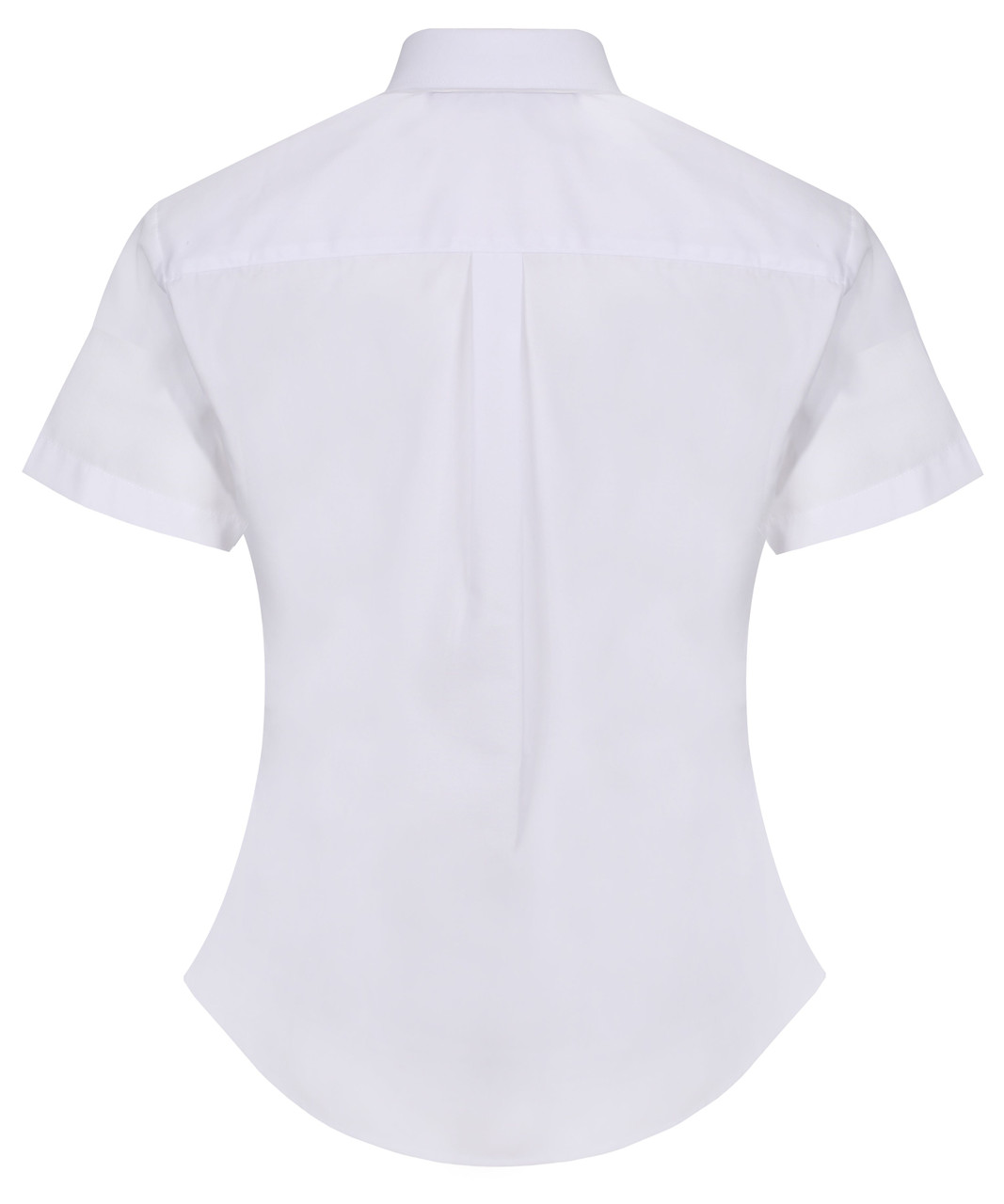 Girls Short Sleeve Non-Iron School Blouse - Slim Fit - 2 Pack (Winterbottom)