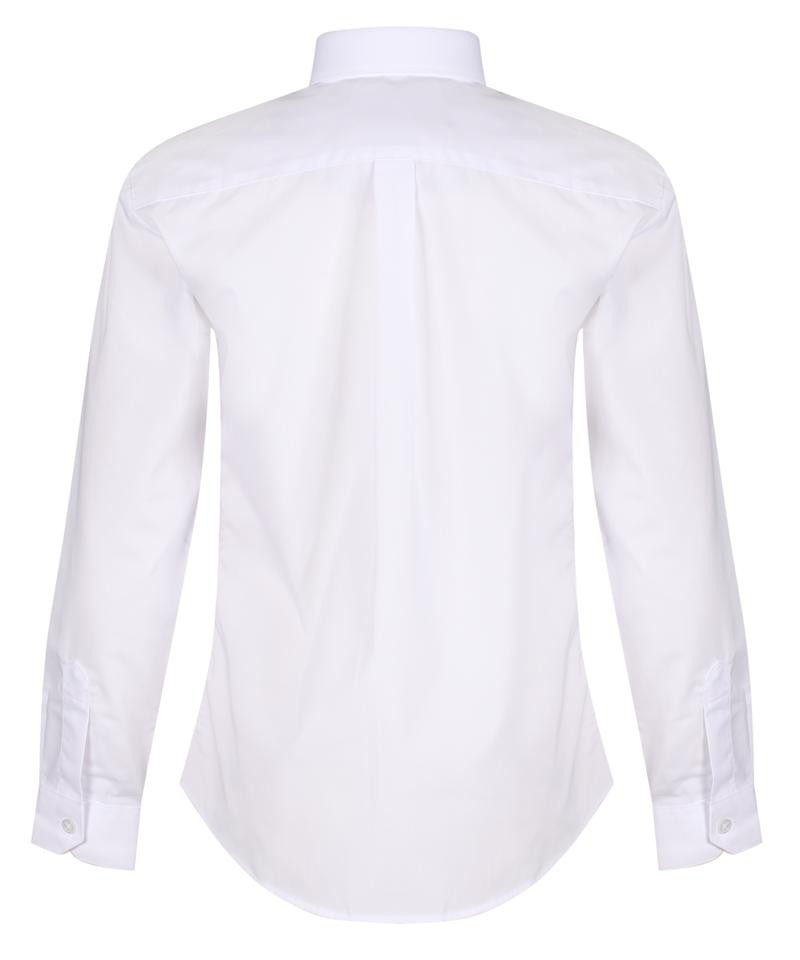 Boys Long Sleeve Non-Iron School Shirt - Slim Fit - 2 Pack (Winterbottom)