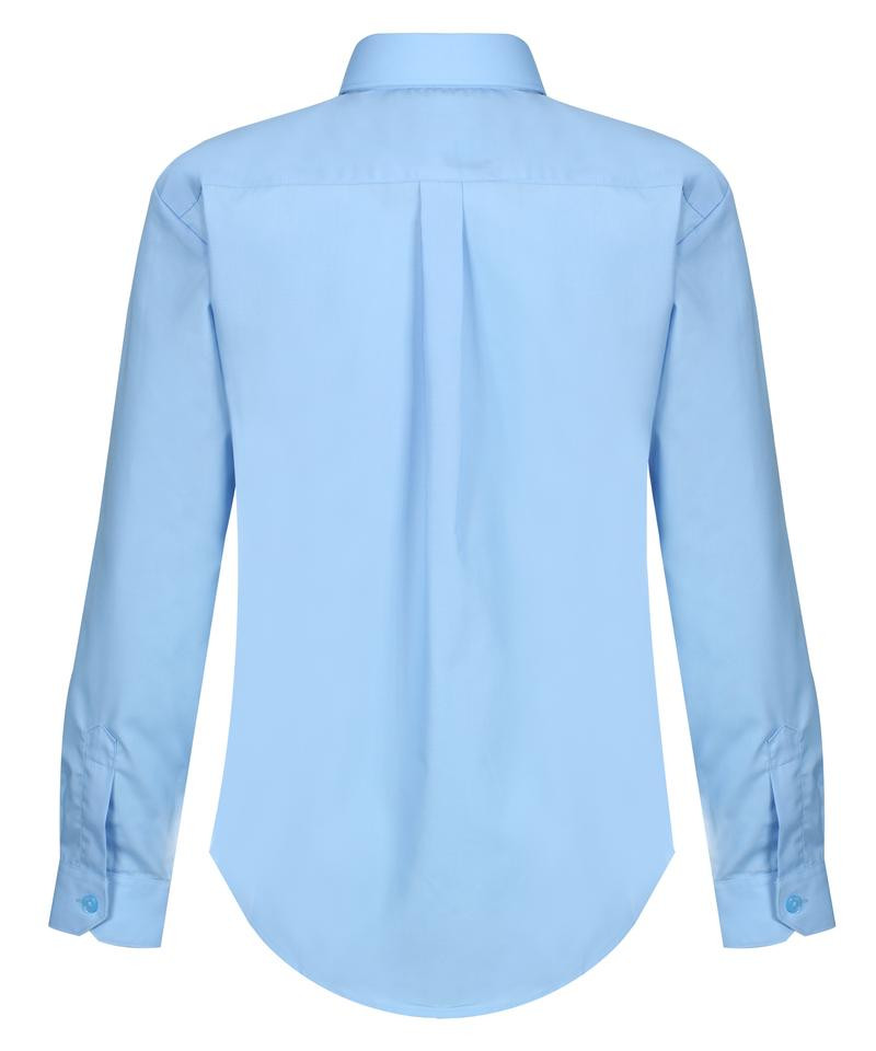 Boys Long Sleeve Non-Iron School Shirt - Slim Fit - 2 Pack (Winterbottom)
