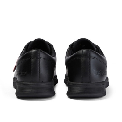 Kickers Kelland Lo Lace Leather Adult School Shoes Black